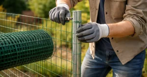 Jak zamontować siatkę ogrodzeniową krok po kroku – poradnik dla początkujących