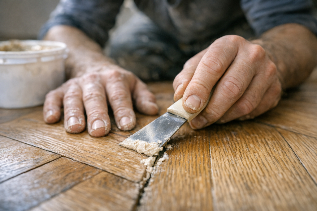 Szpachlowanie parkietu – jak wykonać krok po kroku