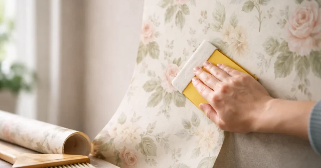 Tapeta papierowa – co to jest, zalety, wady i jak ją prawidłowo nakleić