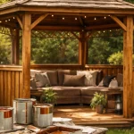 Czym pomalować altankę – jak wybrać odpowiednie preparaty