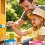 Jak pomalować domek dla dzieci – przewodnik po malowaniu drewnianych konstrukcji