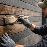 Malowanie opalanego drewna – jak to zrobić skutecznie