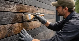 Malowanie opalanego drewna – jak to zrobić skutecznie