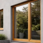 Okna złoty dąb i szara elewacja – jak stworzyć harmonijną kompozycję