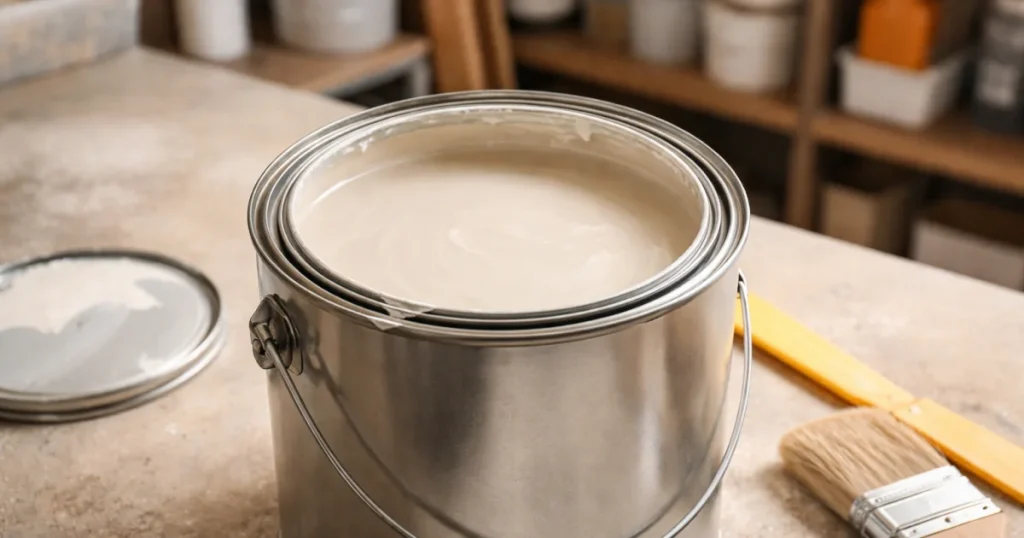 Otwarte farby do ścian – ile mogą stać i jak je przechowywać